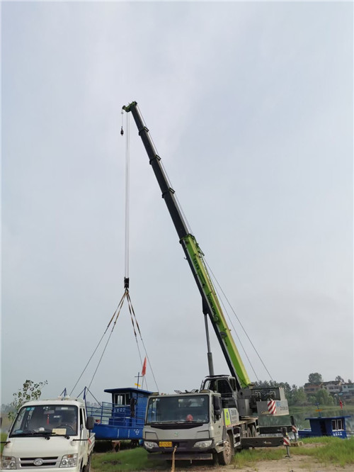 宝塔区桥梁建设吊装案例